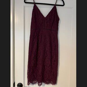 ASTR the Label Maroon Dress